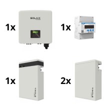 Solar-Kit: 10 kW SOLAX Wechselrichter 3f + 17,4 kWh TRIPLE Power Batterie + Elektrometer 3f